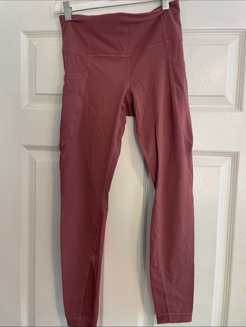 Athleta Rose-Mauve and Black High-Rise Leggings bundle